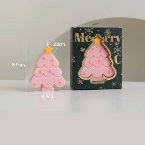 Christmas Tree Candle – Pink · White Peach Oolong