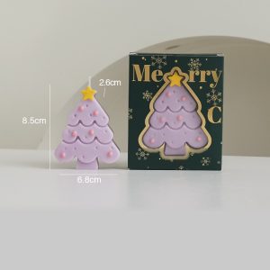 Christmas Tree Candle – Purple · French Lavender