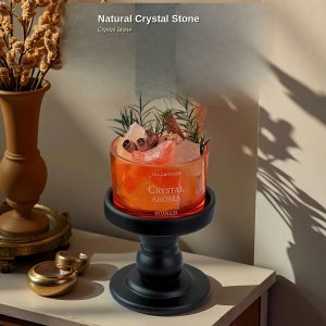 Bluebell Senna Crystal Diffuser — Orange Basic Set (Glass + Base)