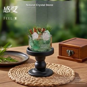 Bluebell Senna Crystal Diffuser — Green Basic Set (Glass + Base)