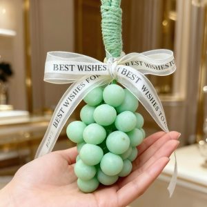 Macaron Green Grape Handmade Soap — Hanging Cluster, ~170 g & ~240 g