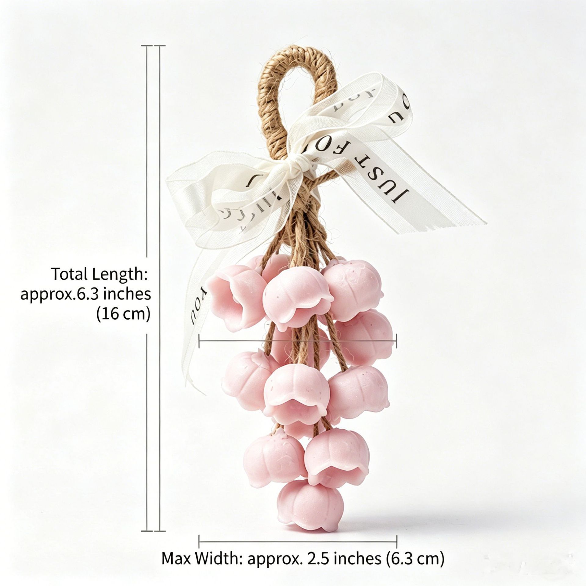 Pink Lily of the Valley Grape Soap Cluster — Gift Boxed
