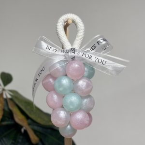 Icy Mist Grape Pearl-Sheen Soap Cluster — Gift Look