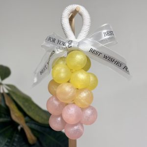 Warm Apricot Grape Pearl-Sheen Soap Cluster — Gift Look